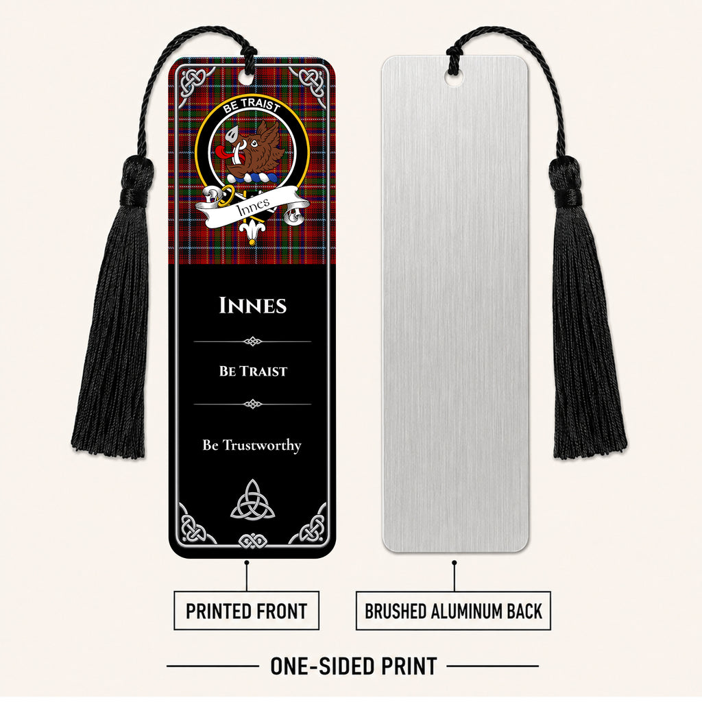 Scottish Clan Crest Metal Bookmarks – Black Set of 2