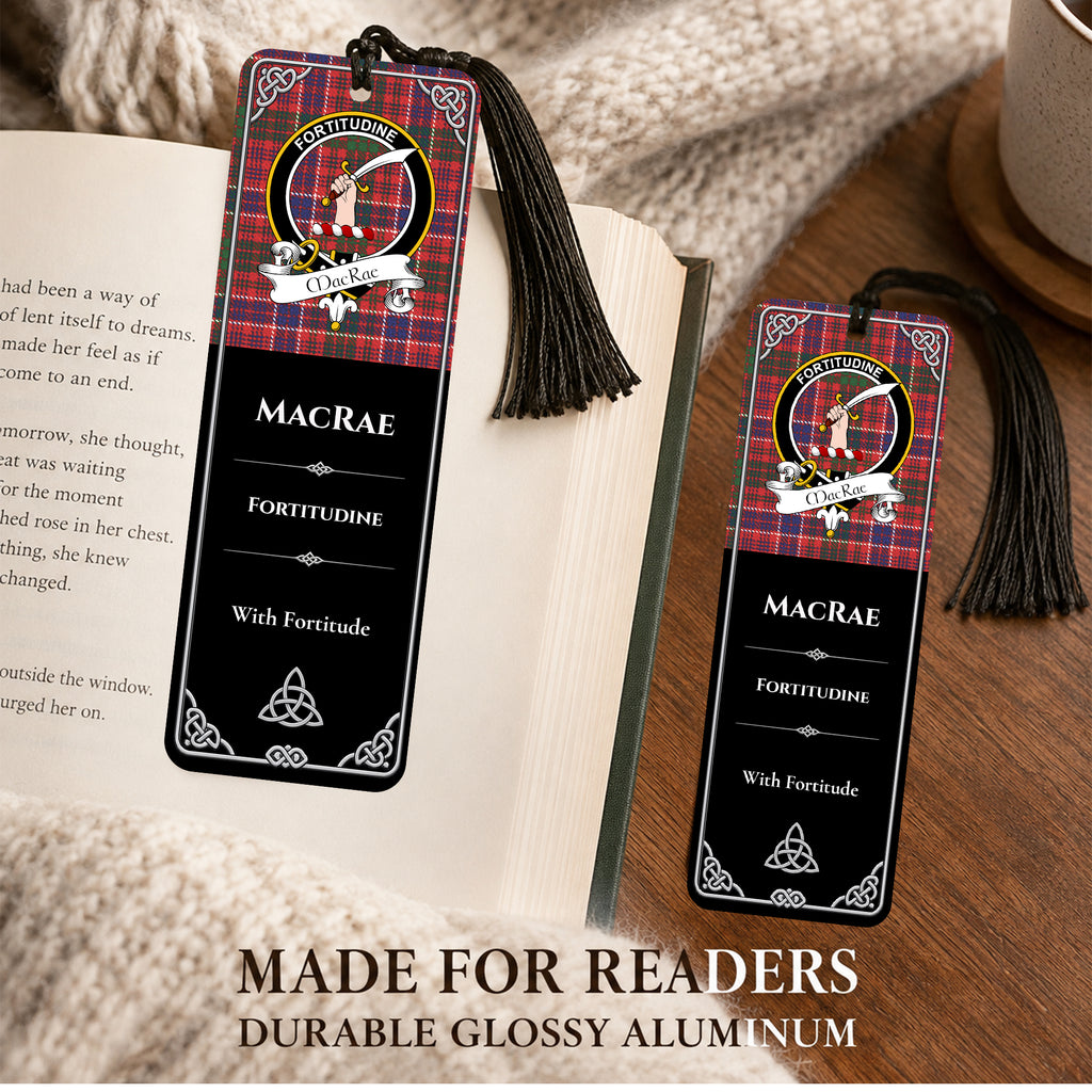 Scottish Clan Crest Metal Bookmarks – Black Set of 2