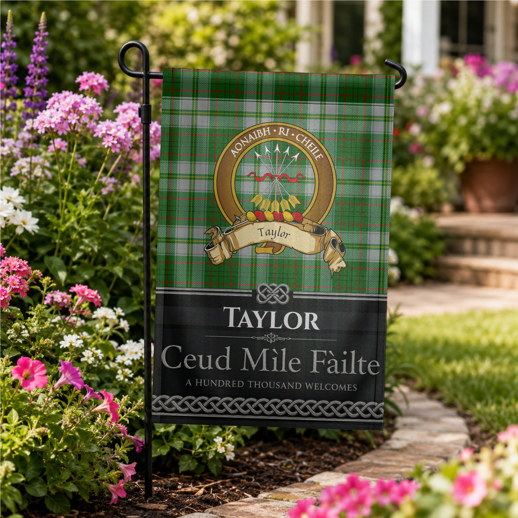 Scottish Clan Crest Garden Flag - Brown Design