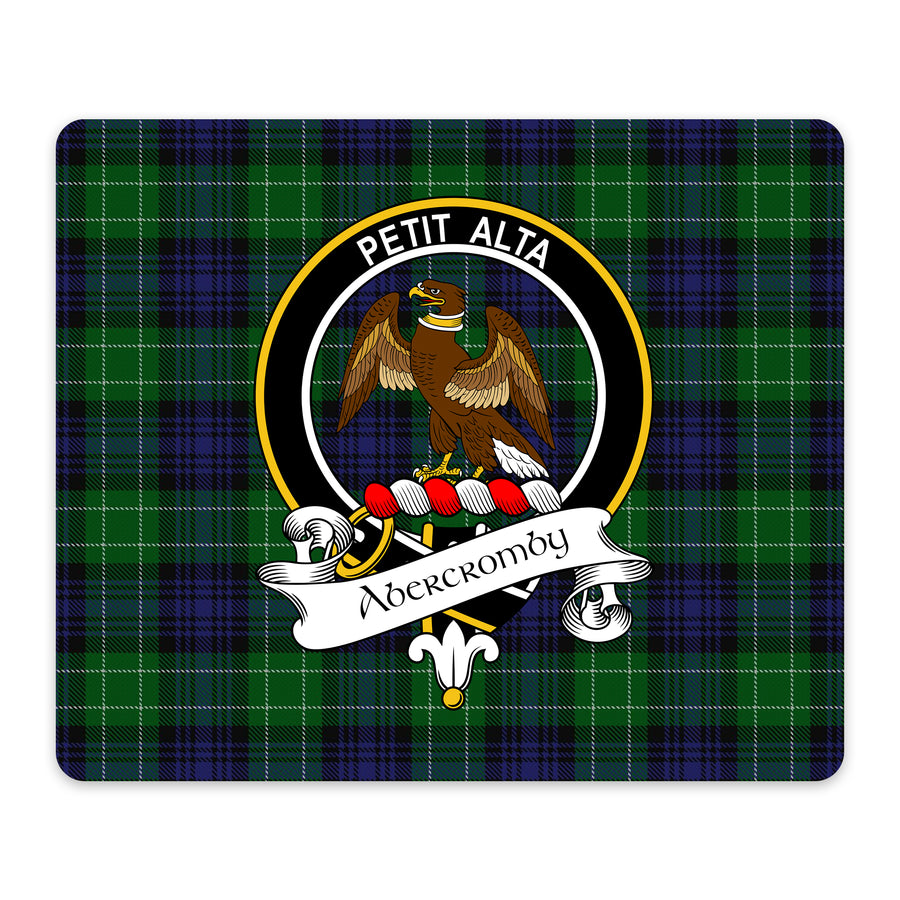 Abercromby Scottish Clan Crest Mouse Pad – Black Crest Design