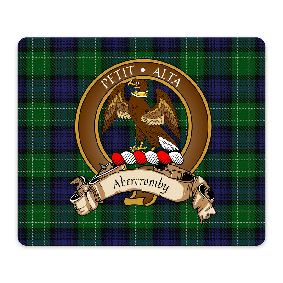 Abercromby Scottish Clan Crest Mouse Pad – Brown Crest Design