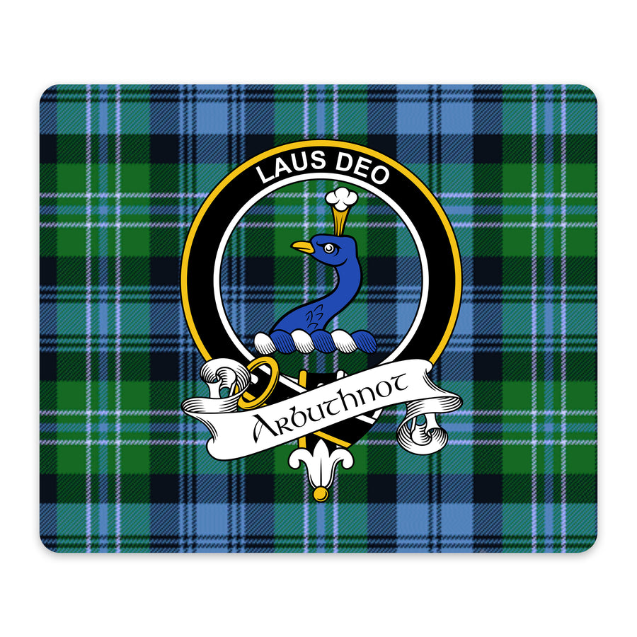 Arbuthnot Scottish Clan Crest Mouse Pad – Black Crest Design