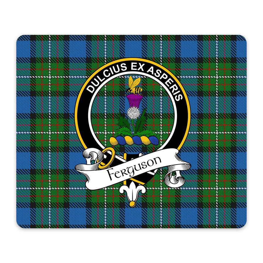 Ferguson Scottish Clan Crest Mouse Pad – Black Crest Design