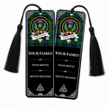 Scottish Clan Crest Metal Bookmarks – Black Set of 2