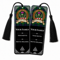 Scottish Clan Crest Metal Bookmarks - Brown Set of 2
