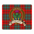 Scottish Clan Crest Mouse Pad – Brown Crest Design