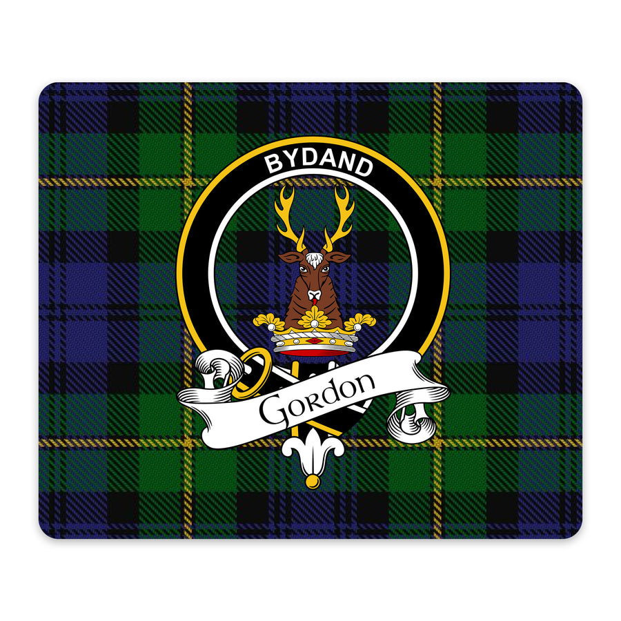 Gordon Scottish Clan Crest Mouse Pad – Black Crest Design