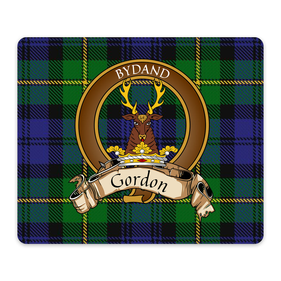 Gordon Scottish Clan Crest Mouse Pad – Brown Crest Design
