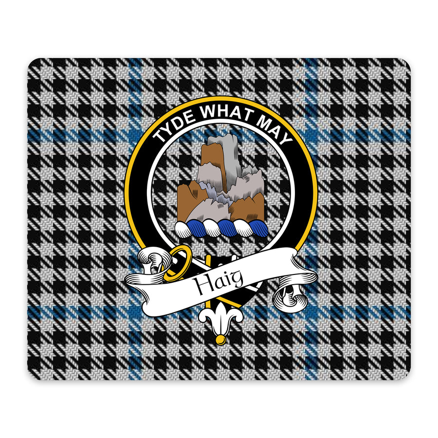 Haig Scottish Clan Crest Mouse Pad – Black Crest Design