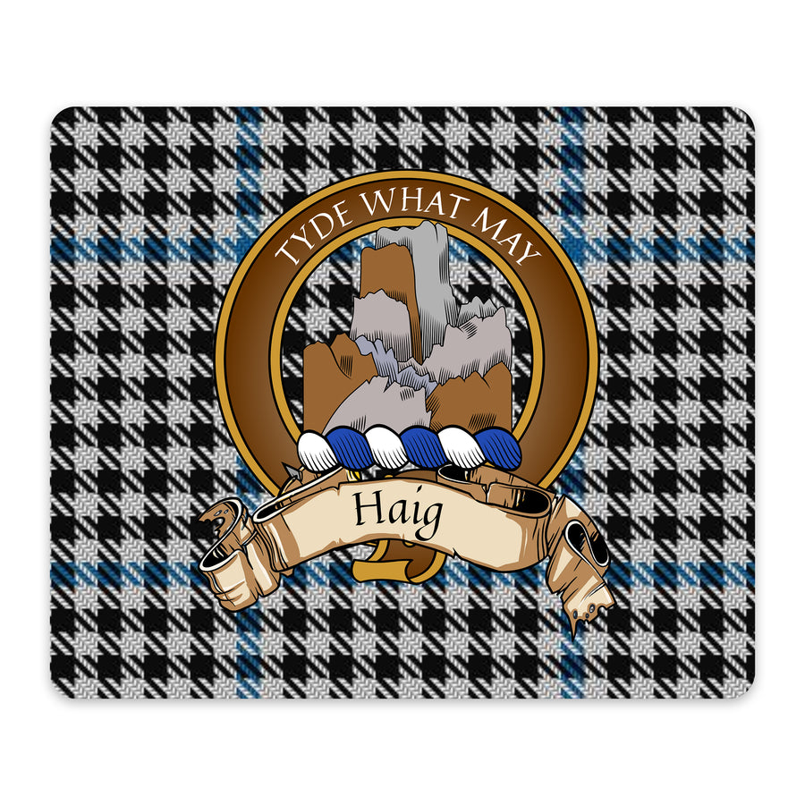 Haig Scottish Clan Crest Mouse Pad – Brown Crest Design