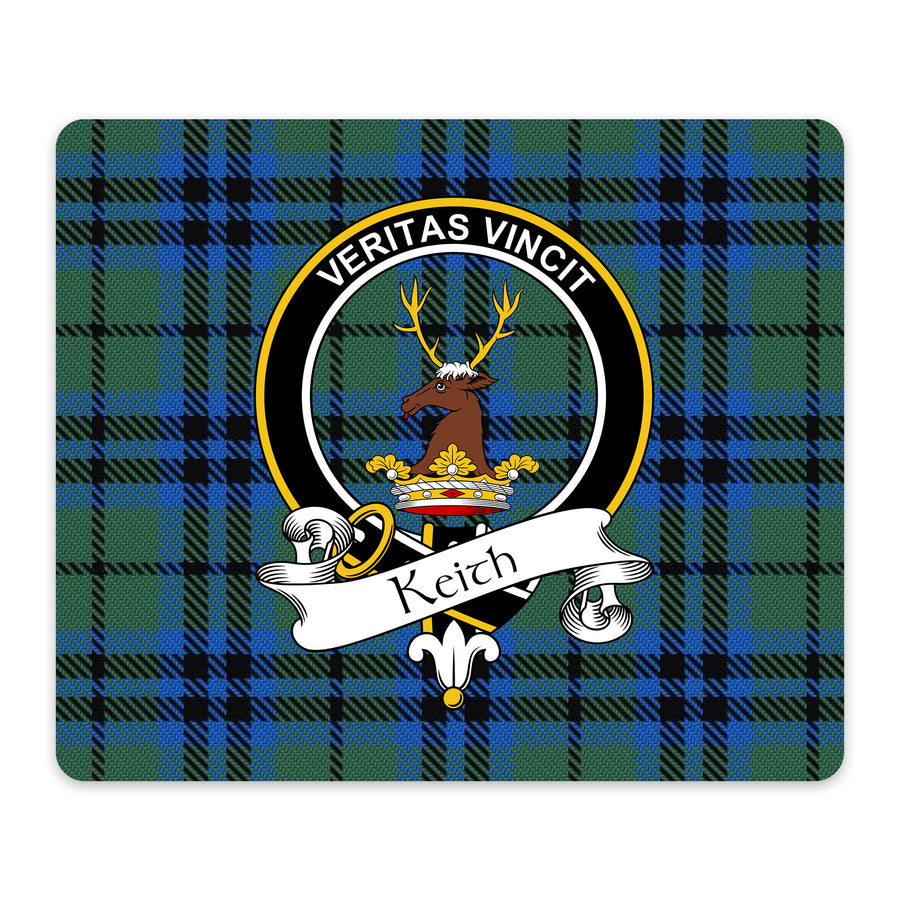 Keith Scottish Clan Crest Mouse Pad – Black Crest Design