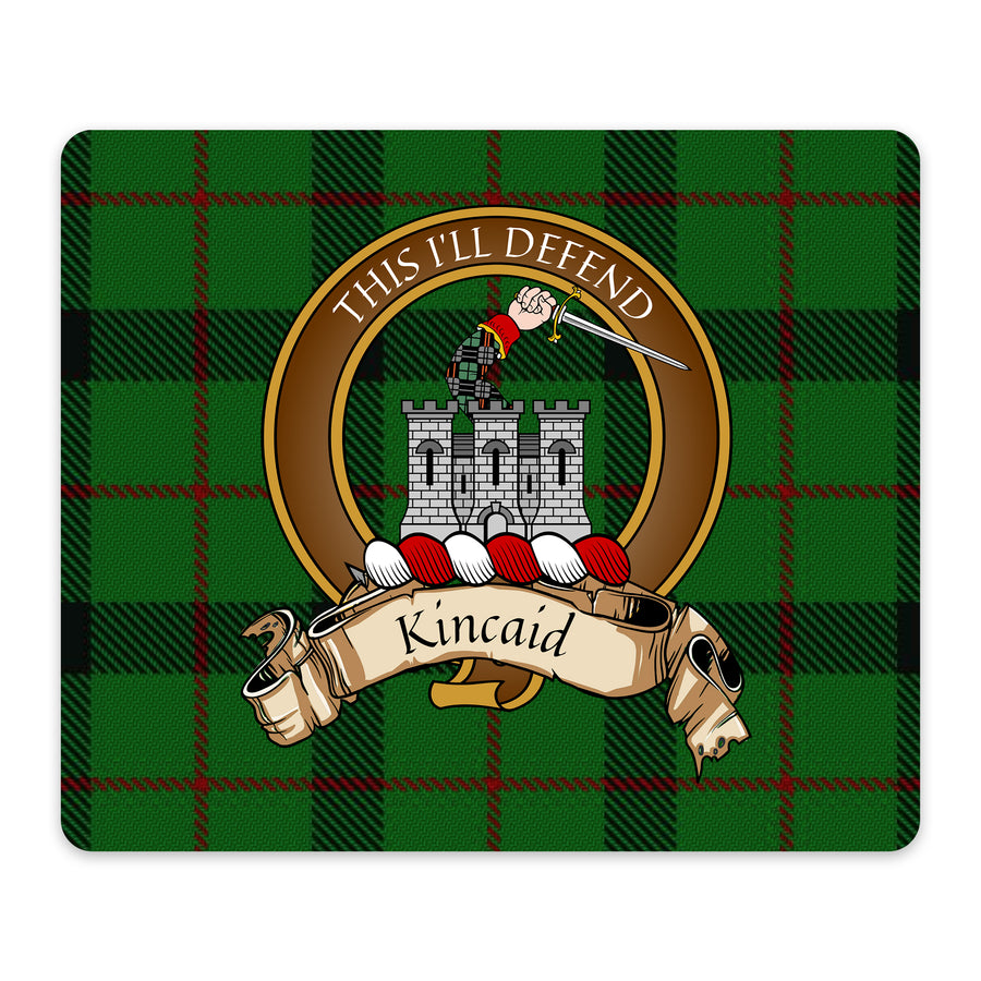Kincaid Scottish Clan Crest Mouse Pad – Brown Crest Design