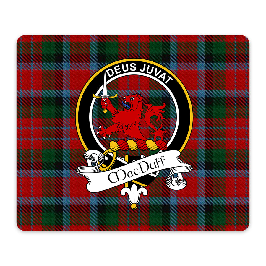 MacDuff Scottish Clan Crest Mouse Pad – Black Crest Design
