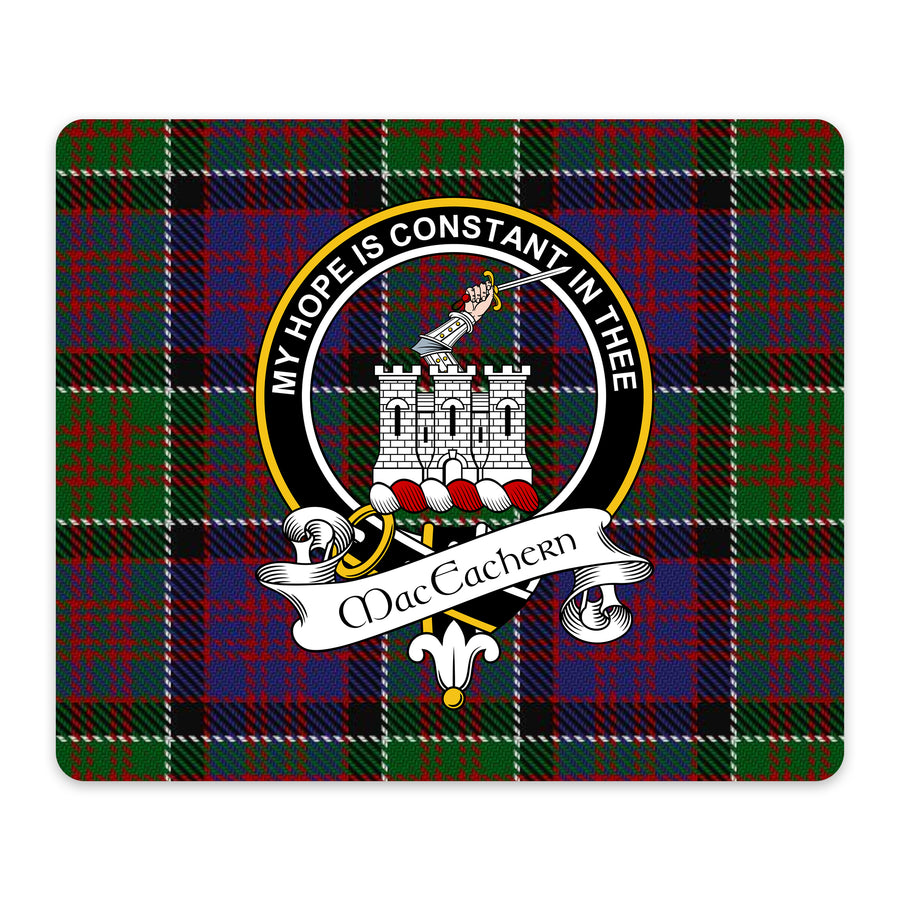 MacEachern Scottish Clan Crest Mouse Pad – Black Crest Design