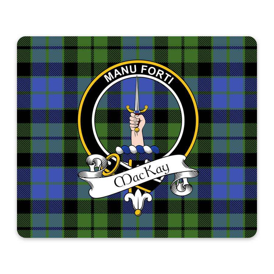 MacKay Scottish Clan Crest Mouse Pad – Black Crest Design