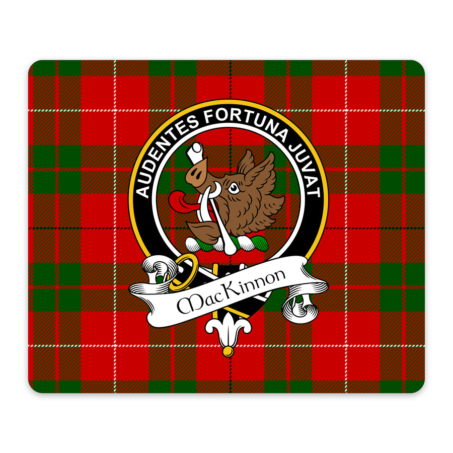 MacKinnon Scottish Clan Crest Mouse Pad – Black Crest Design