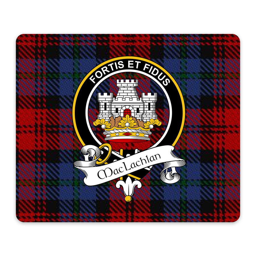 MacLachlan Scottish Clan Crest Mouse Pad – Black Crest Design