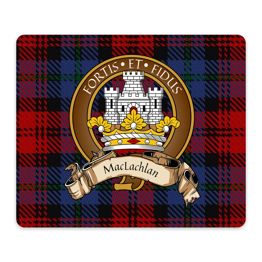MacLachlan Scottish Clan Crest Mouse Pad – Brown Crest Design