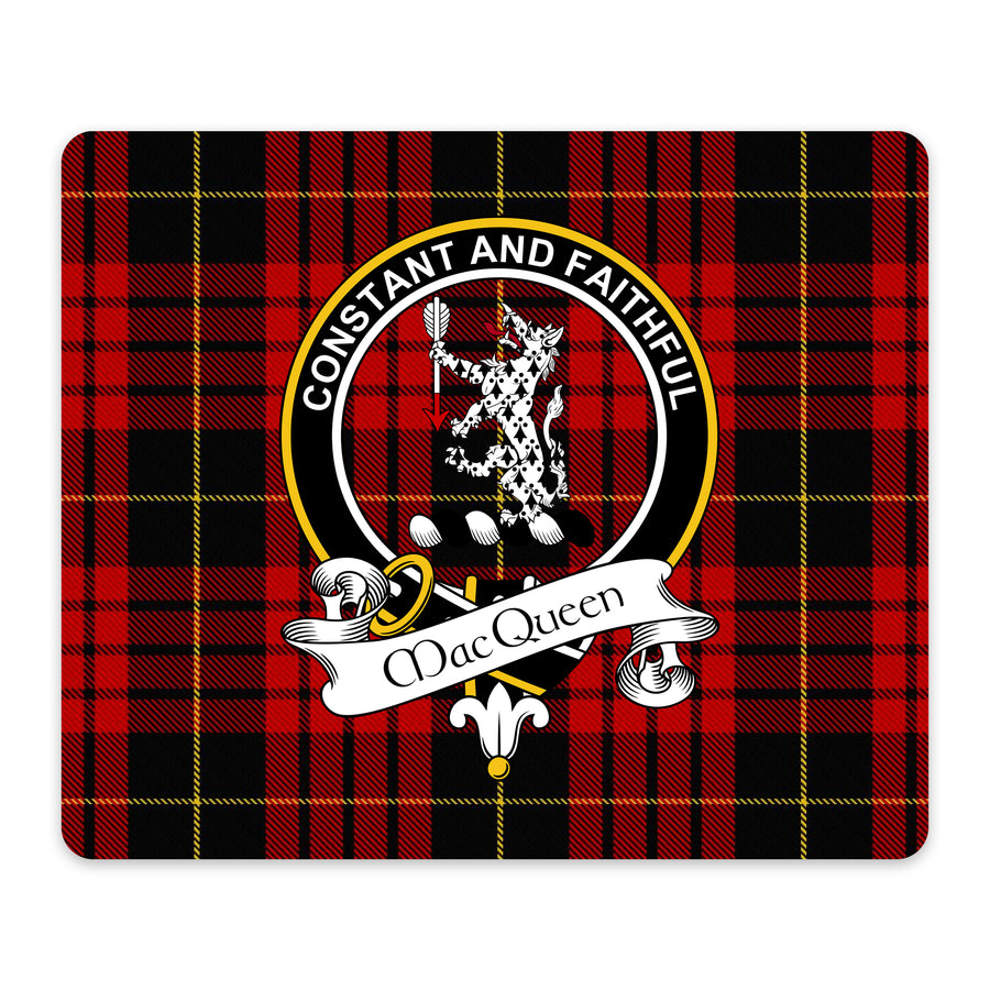 MacQueen Scottish Clan Crest Mouse Pad – Black Crest Design