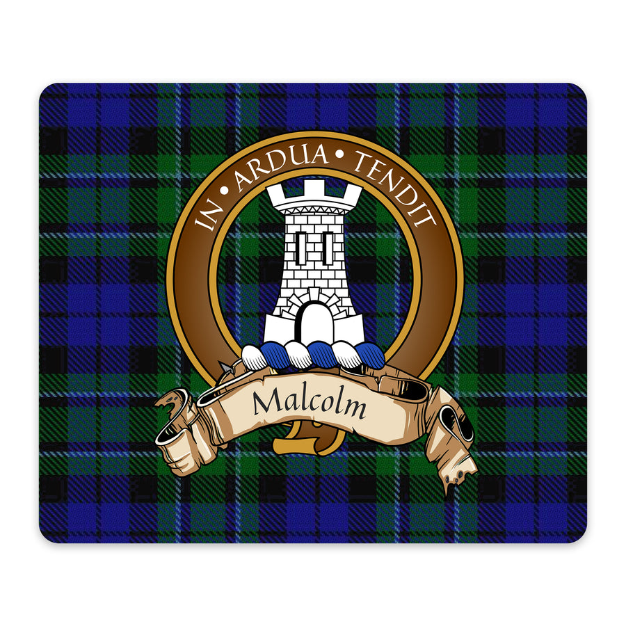 Malcolm Scottish Clan Crest Mouse Pad – Brown Crest Design