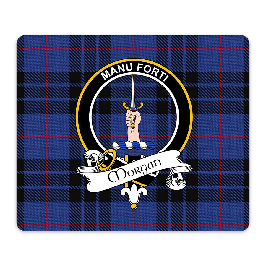Morgan Scottish Clan Crest Mouse Pad – Black Crest Design
