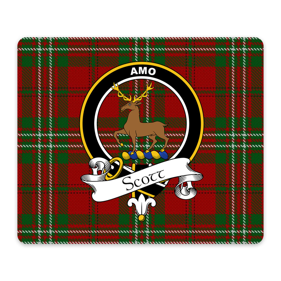 Scott Scottish Clan Crest Mouse Pad – Black Crest Design
