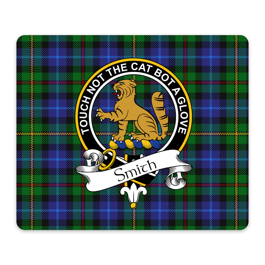 Smith Scottish Clan Crest Mouse Pad – Black Crest Design