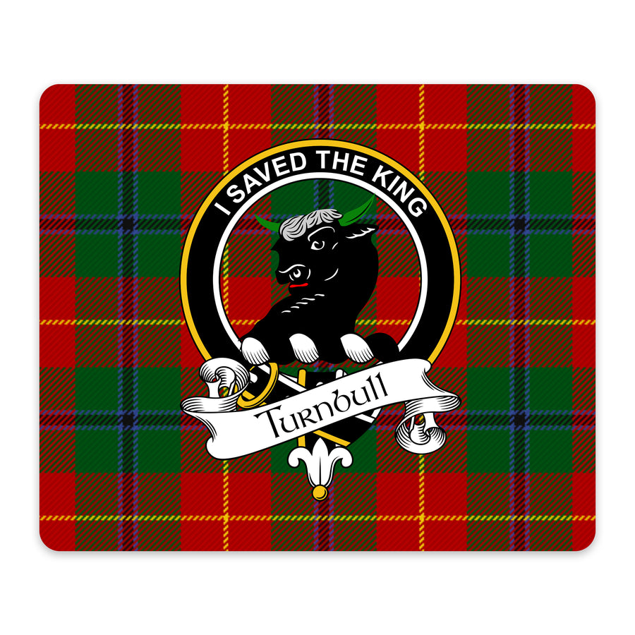 Turnbull Scottish Clan Crest Mouse Pad – Black Crest Design