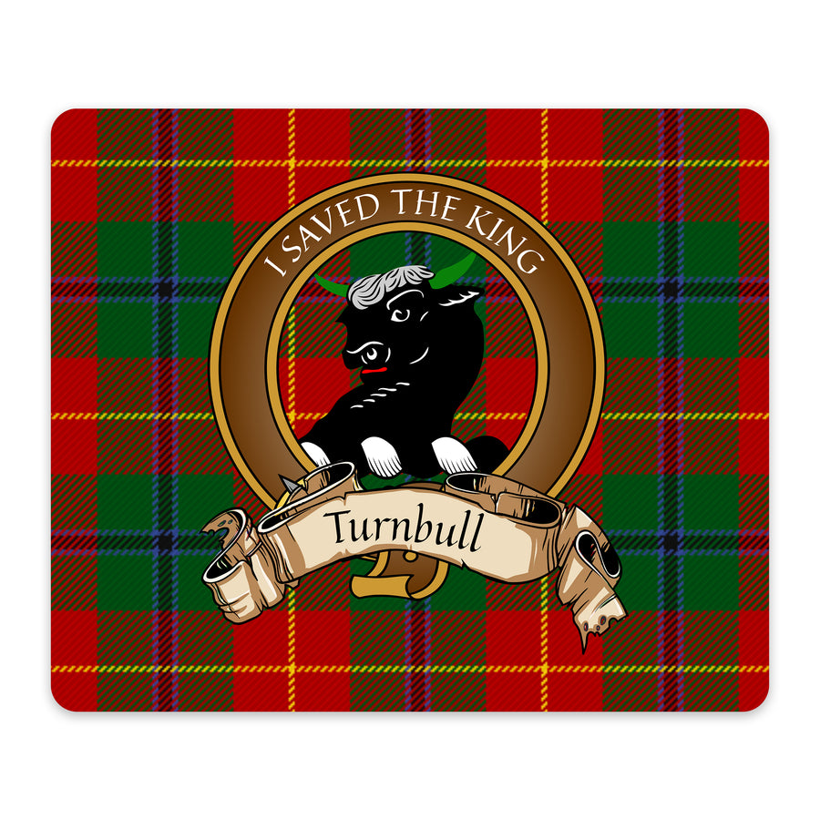 Turnbull Scottish Clan Crest Mouse Pad – Brown Crest Design